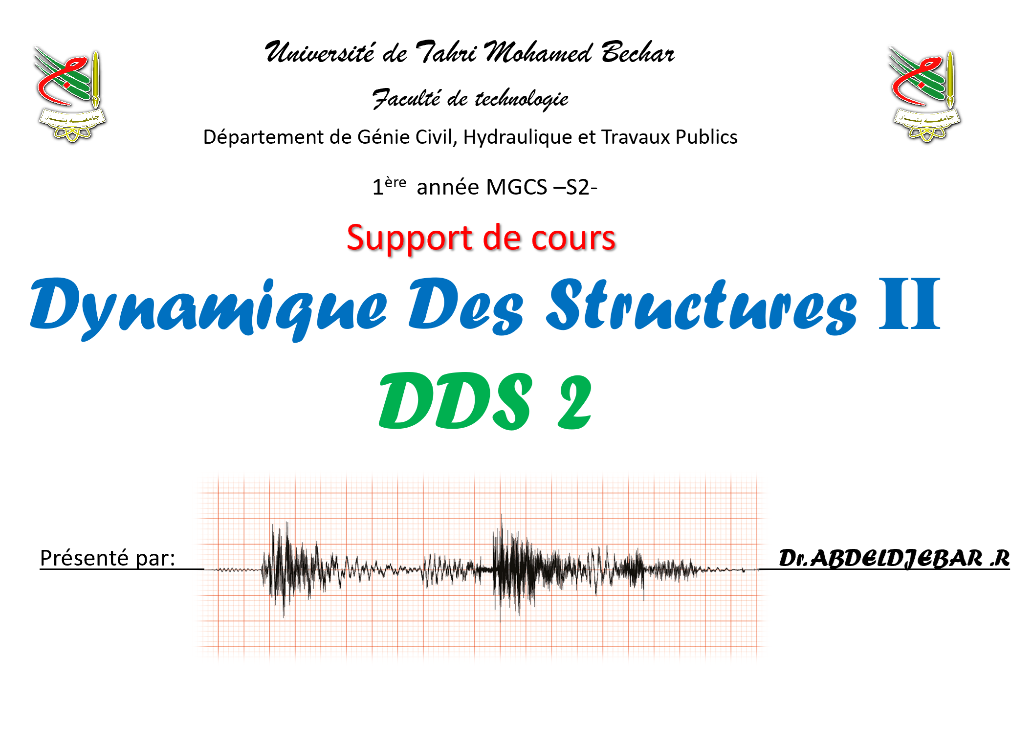 Dynamique Des Structures II