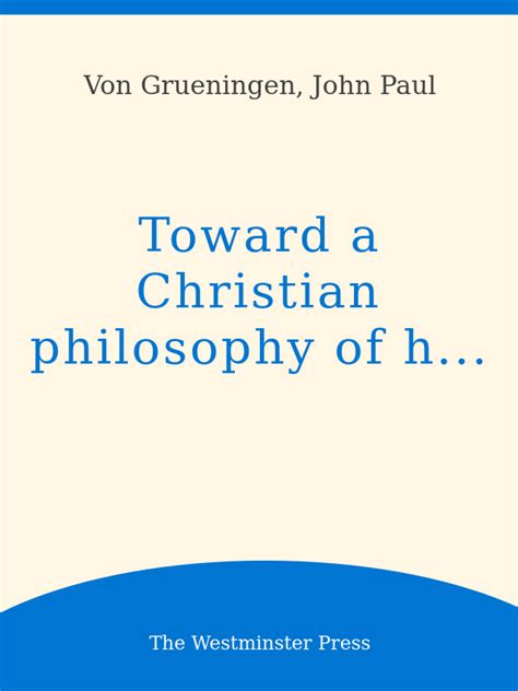 Christian Philosophy