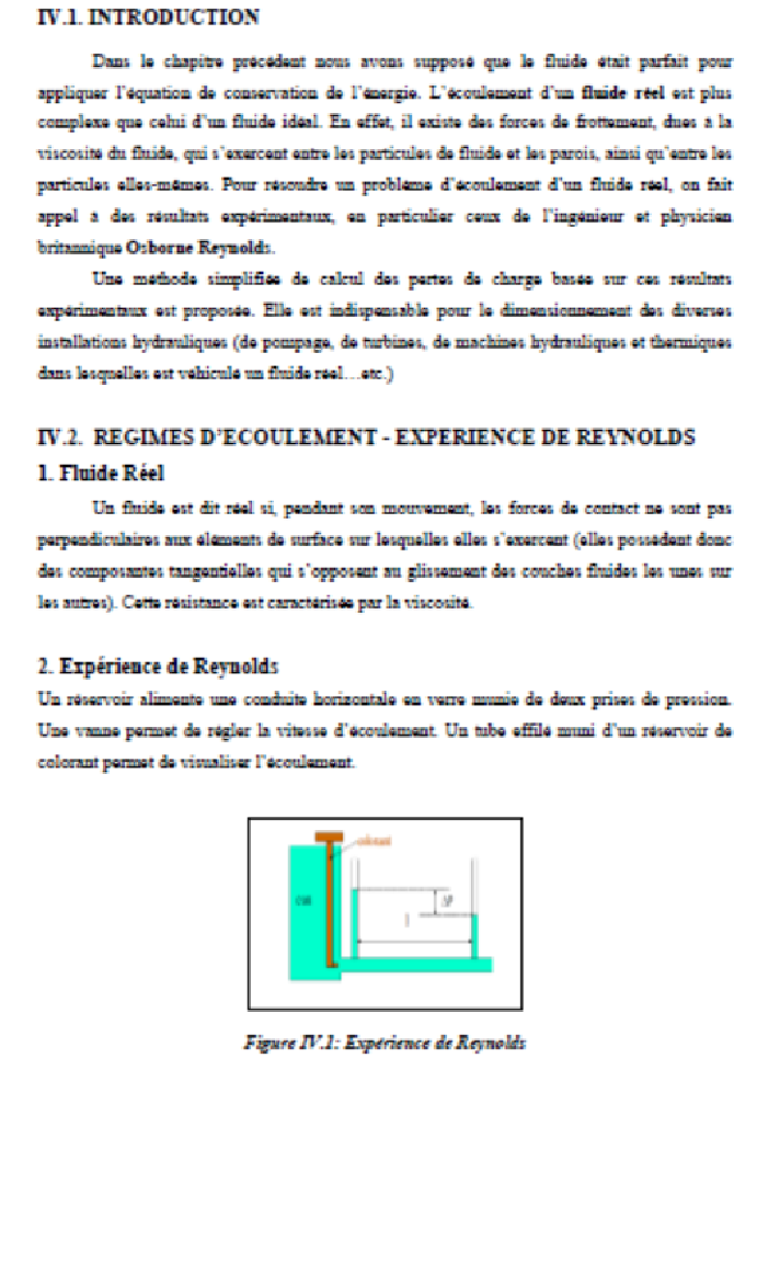 Régime d'écoulement 
