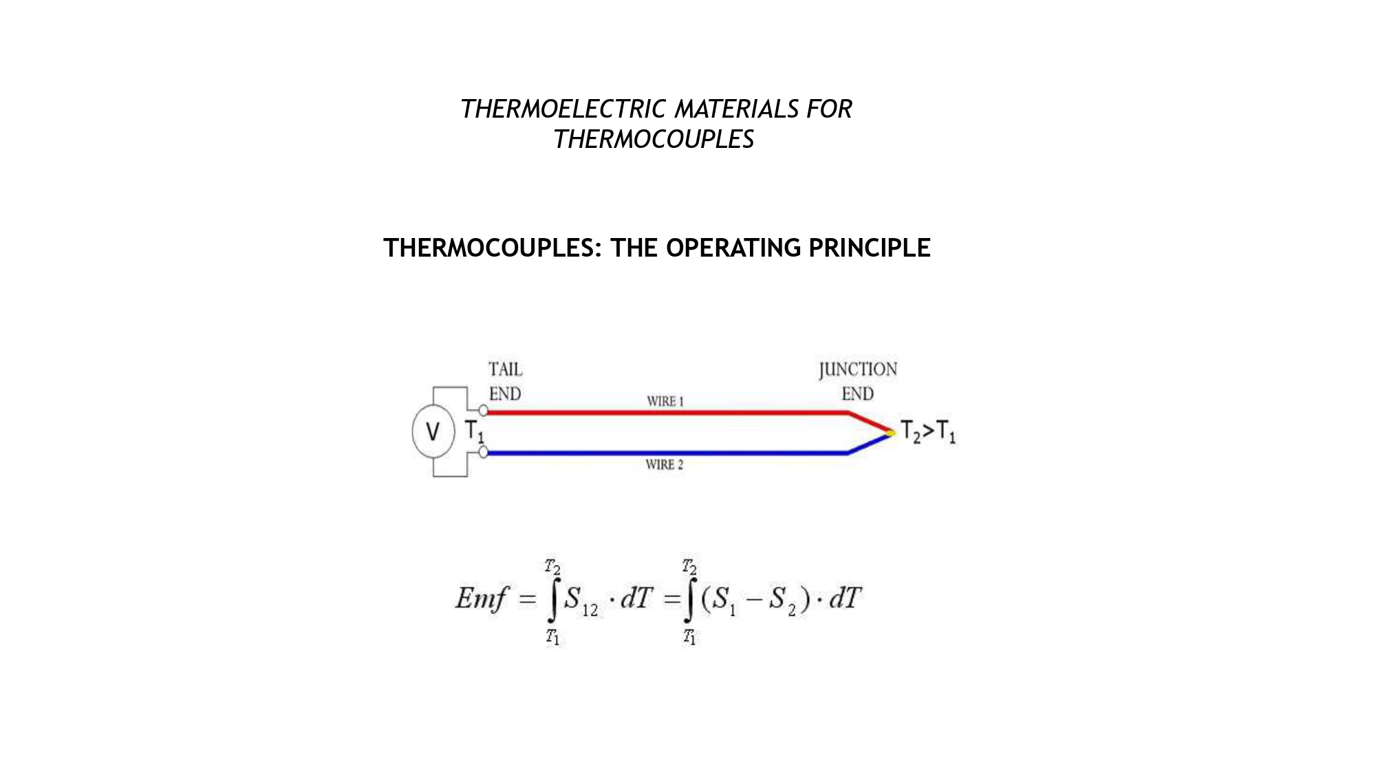 THERMOELECTRICITE