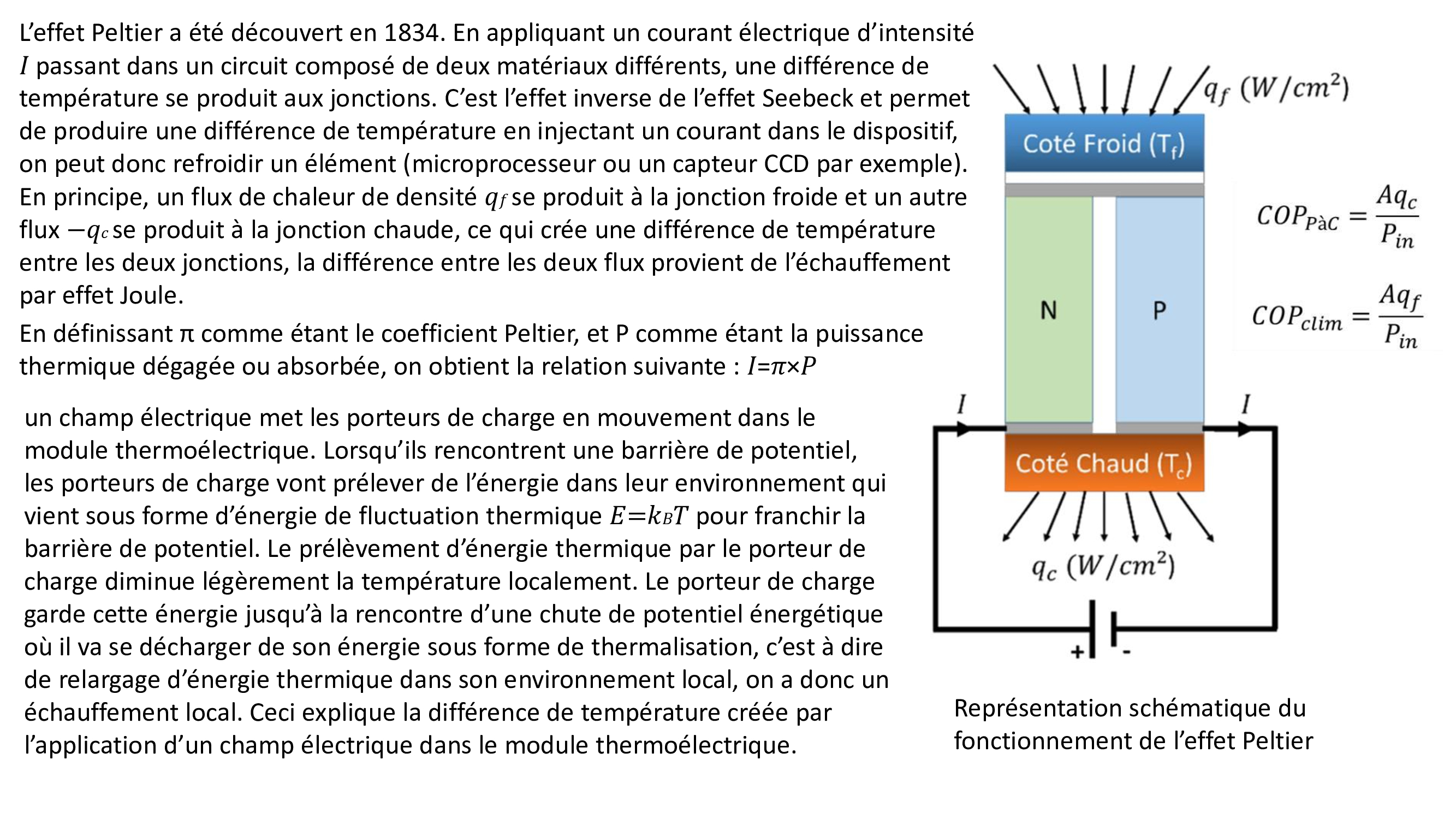 Thermoélectricité