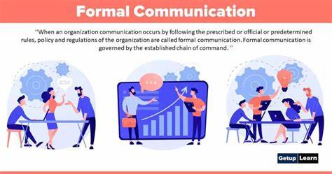 formal communication 